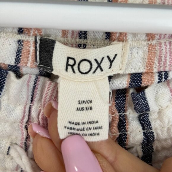 Roxy Striped Wide-Leg Pants – Size Small Size Small EUC - Picture 2 of 14